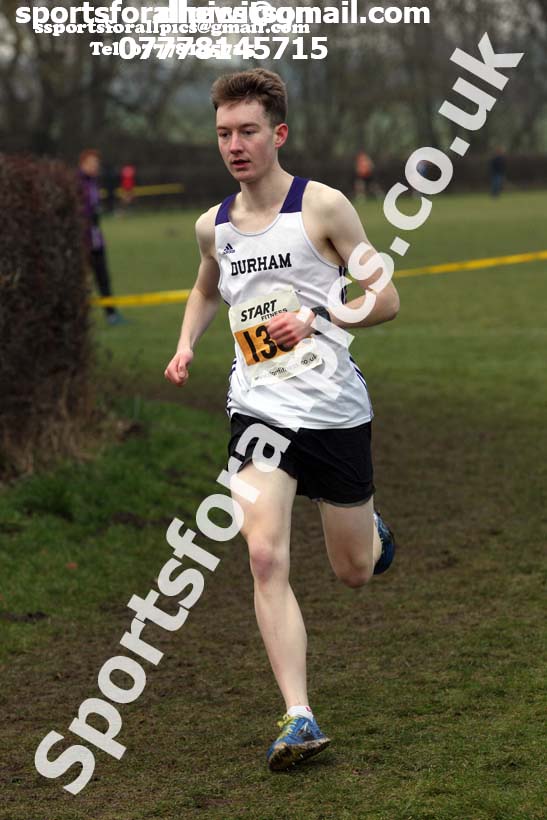 Senior mens 2018 Durham Cathedral Cross Country Relay. Photo:  David T. Hewitson/Sports for All Pics